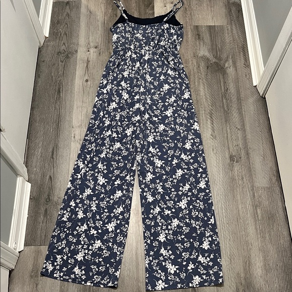 Baltic Born Blue and White Floral Jumpsuit - Picture 4 of 4